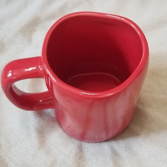 Rae Dunn Mrs. Claus Christmas Holiday Coffee Mug. Red w/ White Letters. - Picture 3 of 4